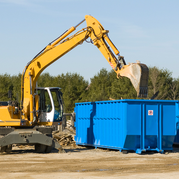 what happens if the residential dumpster is damaged or stolen during rental in Buckeye IA